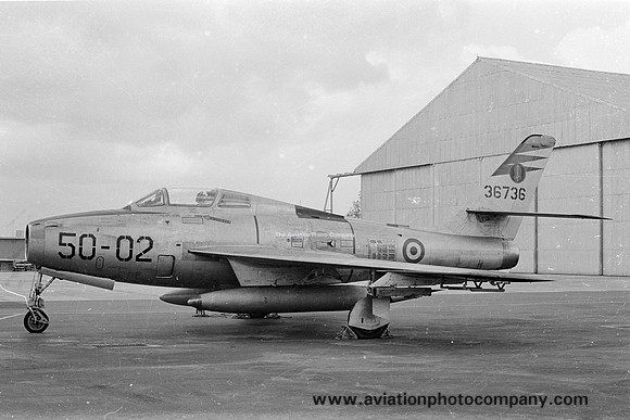 Italian Air Force 50 Stormo Republic F-84F Thunderstreak 36736/50-02 (1970)