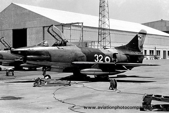 Italian Air Force 32 Stormo FIAT G-91R MM6382/32-5 at RAF Luqa (1970)