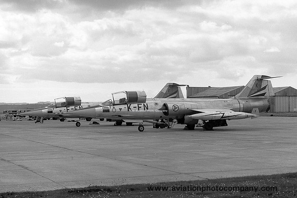 Norwegian Air Force 331 Skv Lockheed F-104G Starfighter 12625/FN-K (1970)