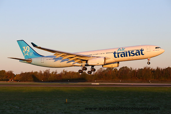 Air Transat Airbus A330-342 C-GKTS at Manchester (2018)