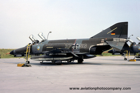 German Air Force JG74 McDonnell F-4F Phantom 37+56 (1979)