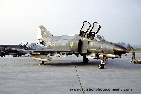 German Air Force JG74 McDonnell F-4F Phantom 37+76 (1979)