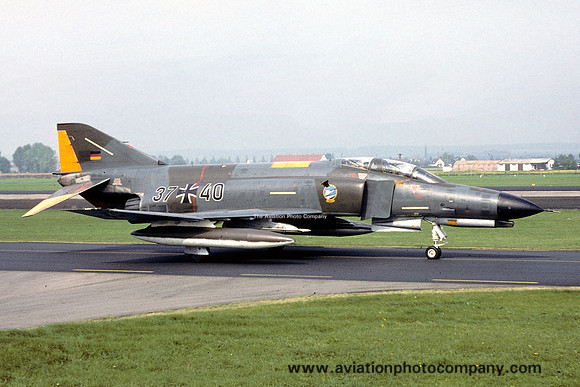 German Air Force JG74 McDonnell F-4F Phantom 37+40 (1979)