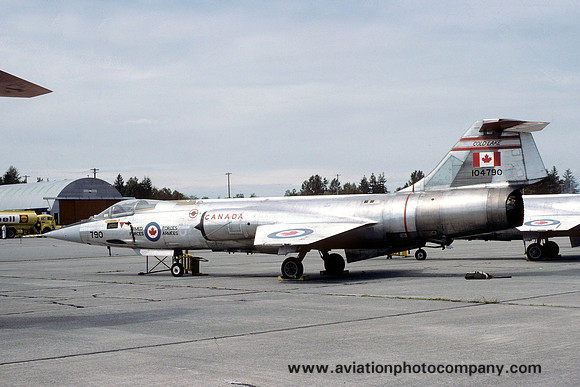 Canadian Air Force Cold Lake Canadair CF-104 Starfighter 104790 (1975)