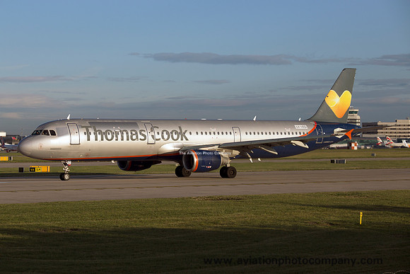 Avion Express/Thomas Cook UK Airbus A321-211 LY-VED at Manchester (2018)