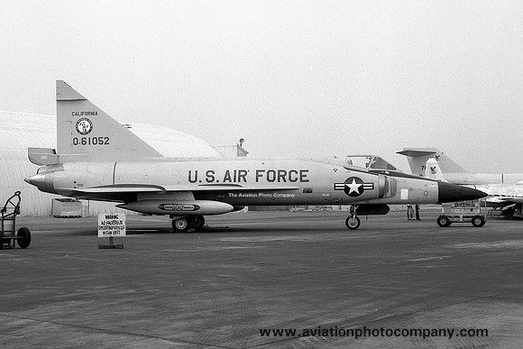 USAF California ANG 194 FIS Convair F-102A Delta Dagger 56-1052 (1966)