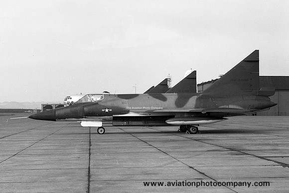 USAF 496 FIS Convair F-102A Delta Dagger 56-1062 at RAF Leuchars (1969)