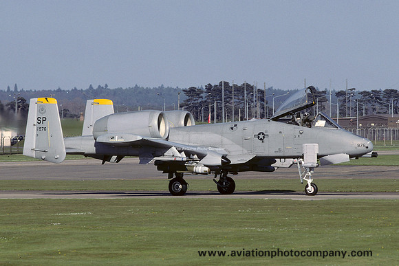 USAF 52 FW 81 FS Fairchild A-10A Thunderbolt 81-0976/SP at RAF Lakenheath (2005)