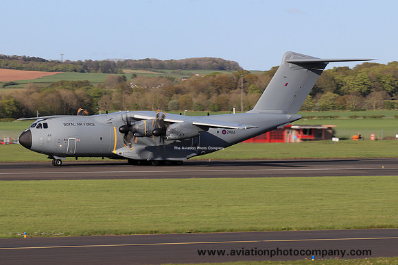 RAF 24/70 Squadron Airbus Atlas C.1 ZM414 at Prestwick (2018)