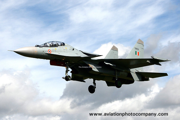 Indian Air Force 30 Squadron Sukhoi Su-30MKI-3 SB103 (2007)