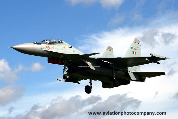 Indian Air Force 30 Squadron Sukhoi SU-30MKI SB043 (2007)