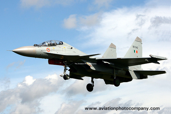 Indian Air Force 30 Squadron Sukhoi Su-30MKI SB042 (2007)