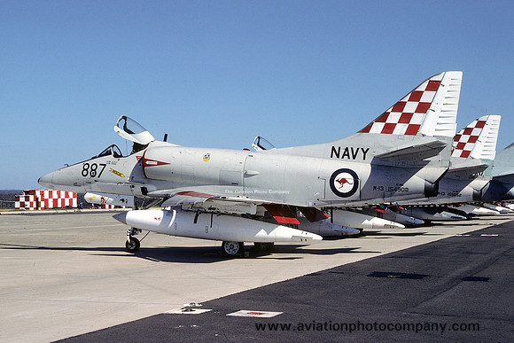 Australian Navy 805 Squadron Douglas A-4G Skyhawk N13-154908 (1979)
