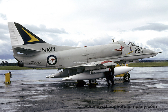 Australian Navy 724 Squadron Douglas A-4G Skyhawk N13-154905 (1979)