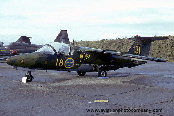 Swedish Air Force F18 SAAB 105 Sk-60A 60131 (1979)