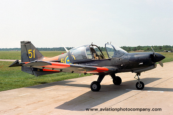 Swedish Air Force F5 SAL Bulldog Sk-61 61051 (1977)