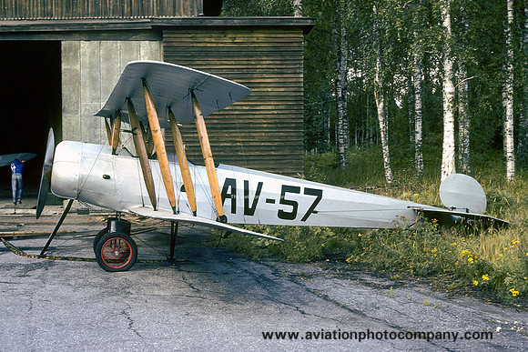 Finnish Air Force Avro 504 AV-57 (1977)