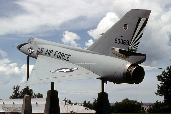 USAF Convair F-106A Delta Dart 59-0069 displayed at Griffiss AFB (1991)
