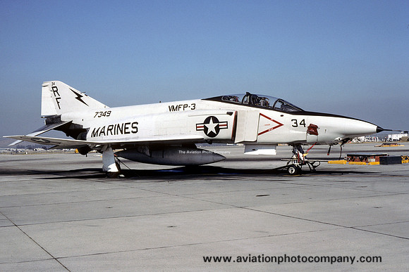 US Marines VMFP-3 McDonnell RF-4B Phantom 157349/RF-33 (1990)