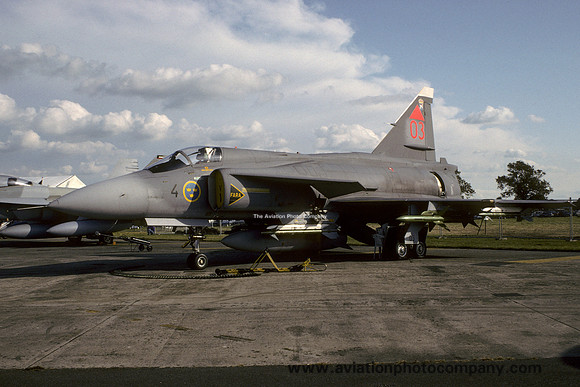 Swedish Air Force F4 SAAB Viggen JA-37 37391/03 (1993)