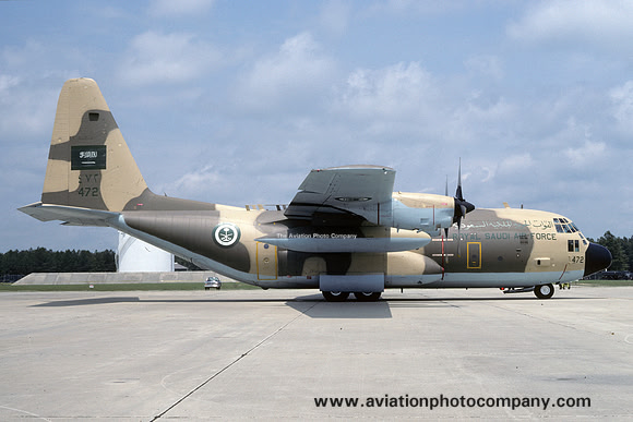Saudi Air Force 4 Squadron Lockheed C-130H Hercules 472 (1992)