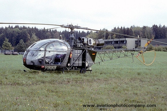 German Army HFWS Sud Alouette II 75+55 (1993)