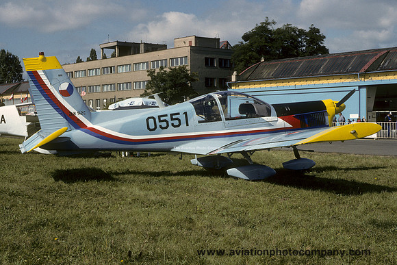 Czech Air Force Zlin 142C 551 (1993)
