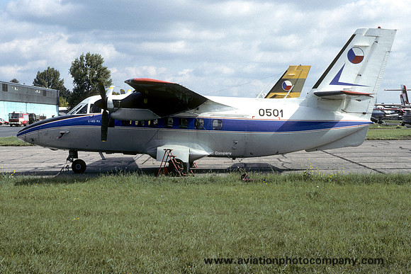 Czech Air Force 3 LSP LET L-410MA 504 (1993)