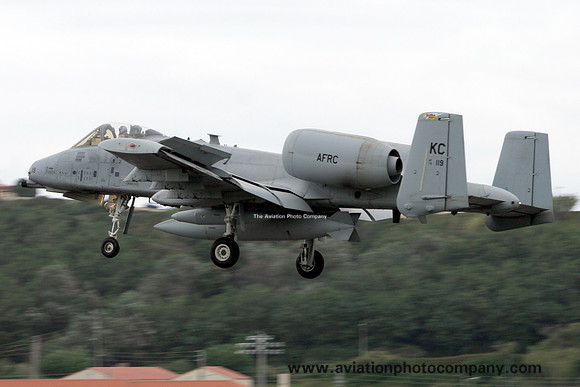 USAF AFRC 303 FS Fairchild A-10A Thunderbolt 79-0119/KC at Lajes (2008)