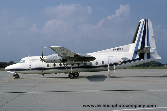 French Air Force ENET Fokker F-27-600 Friendship F-SEBG (1992)