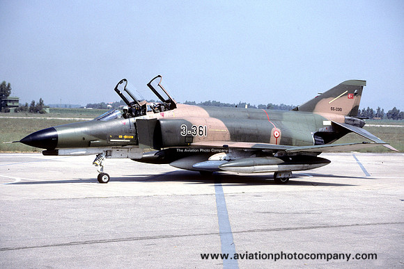 Turkish Air Force 4 AJu McDonnell F-4E Phantom 66-0361/3-361 (1993)