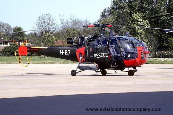 Dutch Air Force Sud Alouette III H-67 (1993)