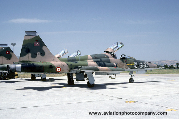 Turkish Air Force 5 Aju Northrop F-5A Freedom Fighter 14897/5-897 (1993)