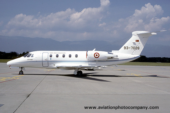 Turkish Air Force Cessna 650 Citation VII 93-7026 (19930