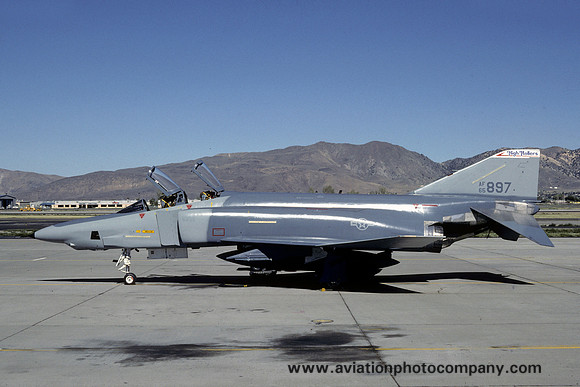 USAF Nevada ANG 192 TRS McDonnell RF-4C Phantom 65-0897 (1990)