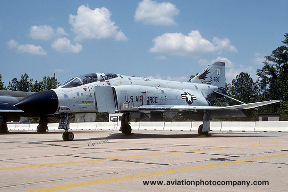 USAF McDonnell F-4C Phantom 63-7670 at Shaw AFB (1991)