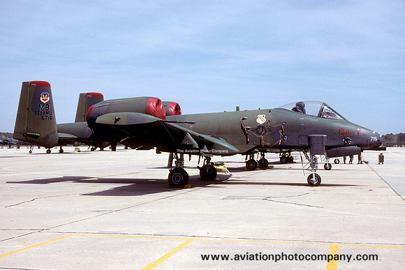 USAF 354 TFW 353 TFS Fairchild A-10A Thunderbolt 78-0715/MB (1991)