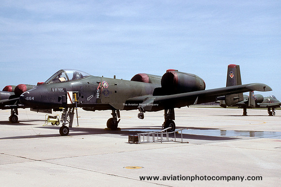 USAF 354 TFW 353 TFS Fairchild A-10A Thunderbolt 78-0664/MB (1991)