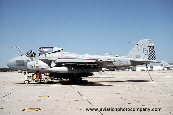 US Marines VMA(AW)-533 Grumman A-6E Intruder 161663/ED-401 (1991)