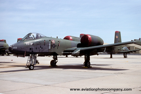 USAF 354 TFW 353 TFS Fairchild A-10A Thunderbolt 78-0593/MB (1991)