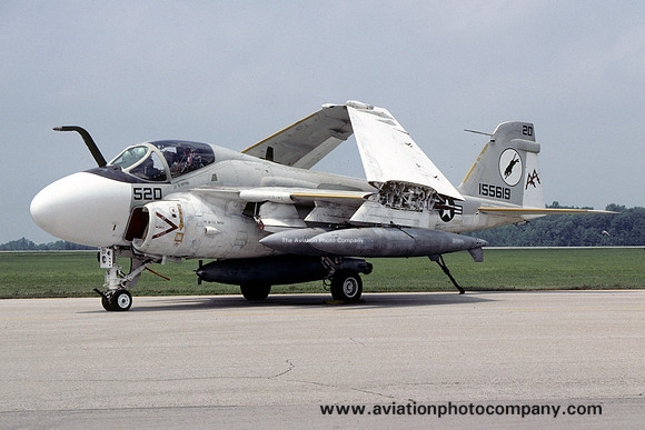 US Navy VA-35 Grumman A-6E Intruder 155619/AA-520 at the London International Air Show (1991)