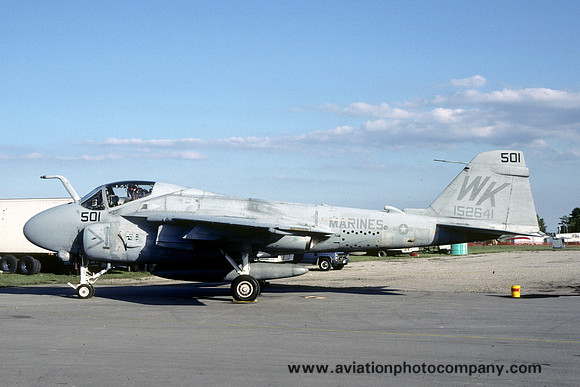 US Marines VMA(AW)-224 Grumman A-6E Intruder 152641/WK-501 at the London International Air Show (1991)