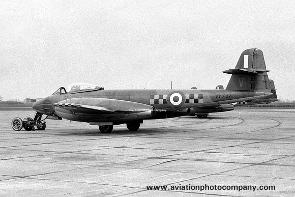 RAF 63 Squadron Gloster Meteor F.8 WF737/V