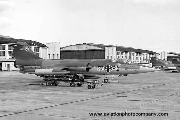 German Air Force JG4 Lockheed F-104G Starfighter 20+92 at RAF Leuchars