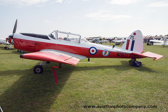 DHC-1 Chipmunk F-ALZI/WZ877 at La Ferte Alais (2015)