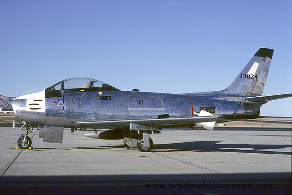 US Army Canadair CL-13/QF-86E Sabre 23034 (1985)