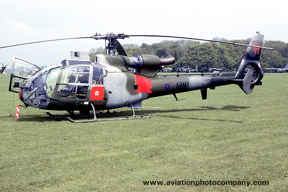 AAC 670 Squadron Westland Gazelle AH.1 ZB688 at Middle Wallop (1994)