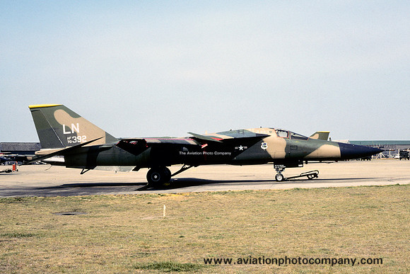 USAF 48 TFW 493 TFS General Dynamics F-111F 70-2392/LN (1980)