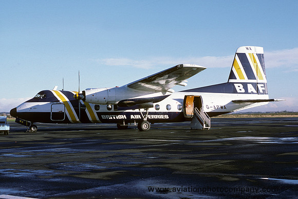 British Air Ferries Handley Page Herald G-APWA (1978)
