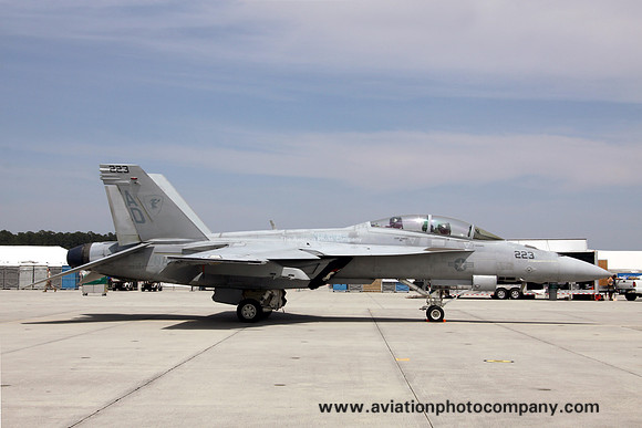 US Navy VFA-106 Boeing F/A-18F Super Hornet 166454/AD-223 at MCAS Cherry Point (2012)